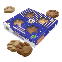 Laughing Dog Christmas Paw Biscuits 170g 12 pack